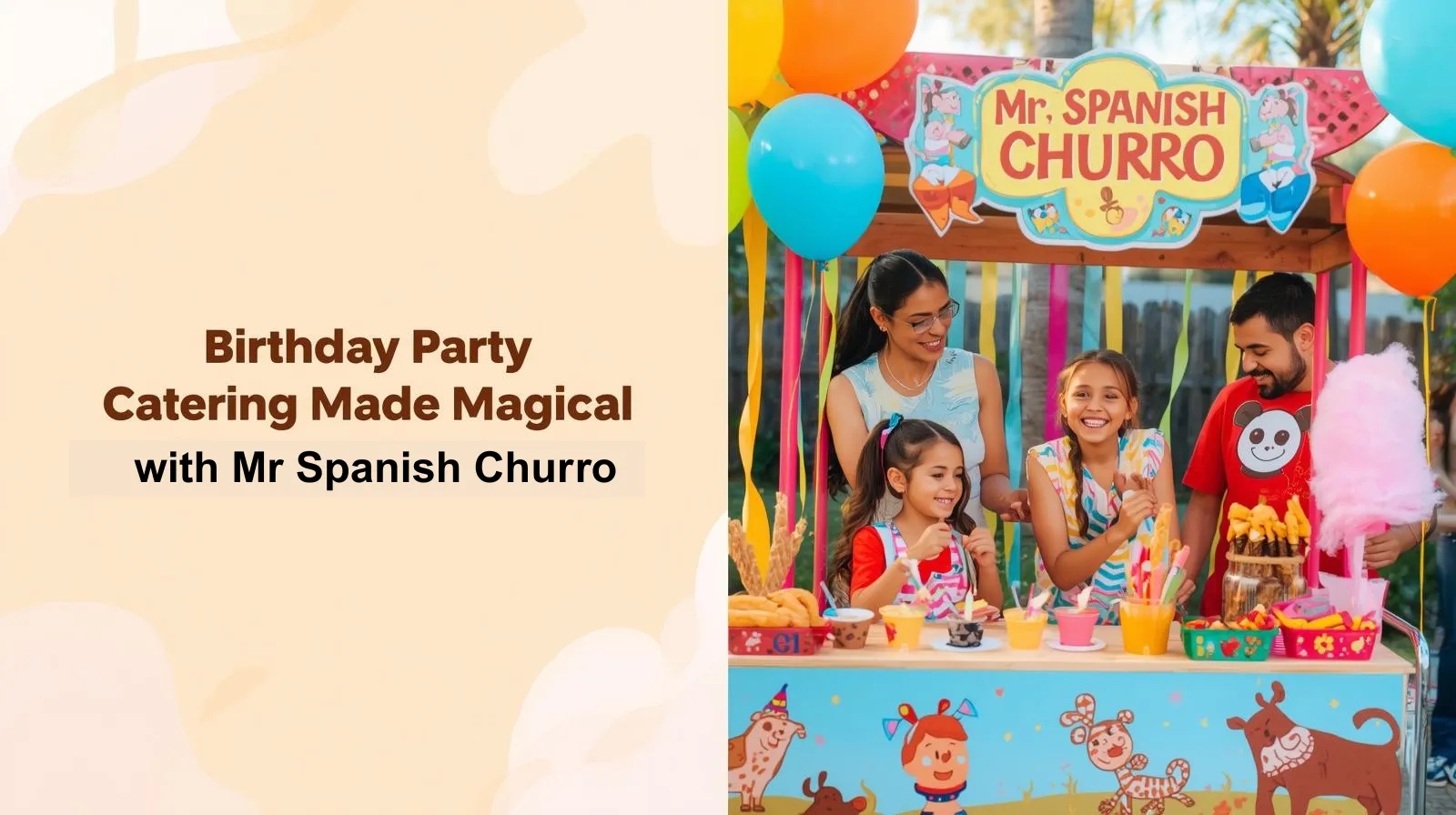 Birthday Party Catering Made Magical with Mr Spanish Churro
